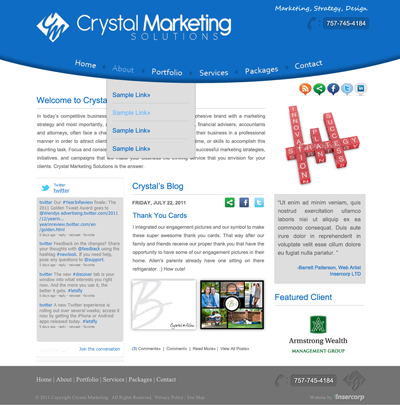 Crystal Marketing Screen Shot