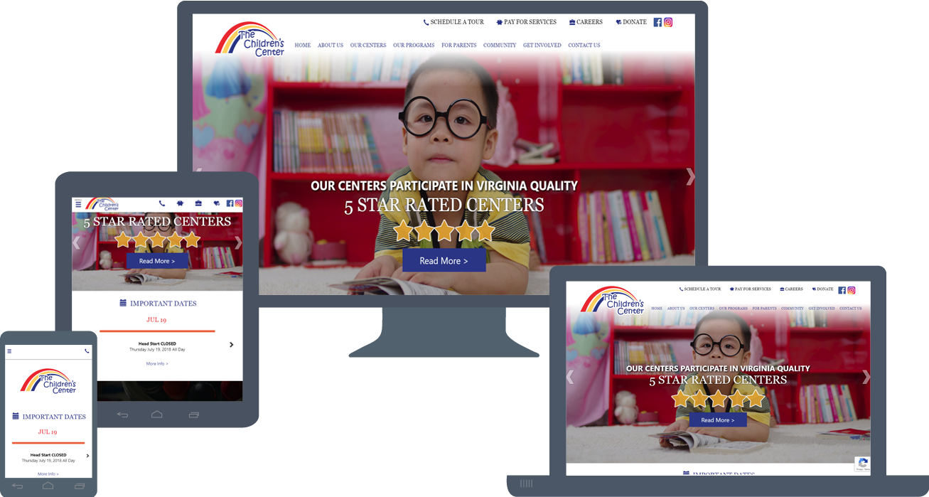 Website Re-Design: ChildrensCenterVA.com (2018)
