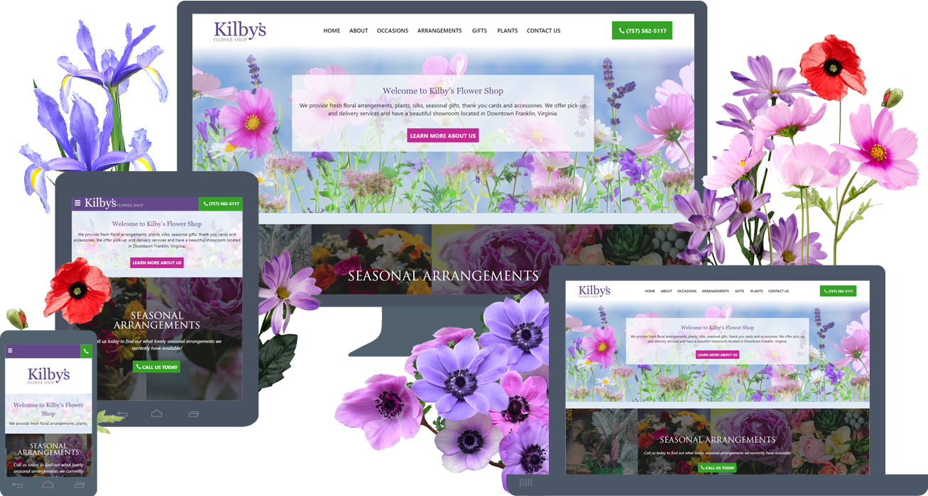 Website Launch: KilbysFlowerShop.com (2018)