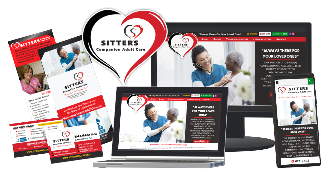 SittersAdultCare.net Website Redesign and Branding Campaign